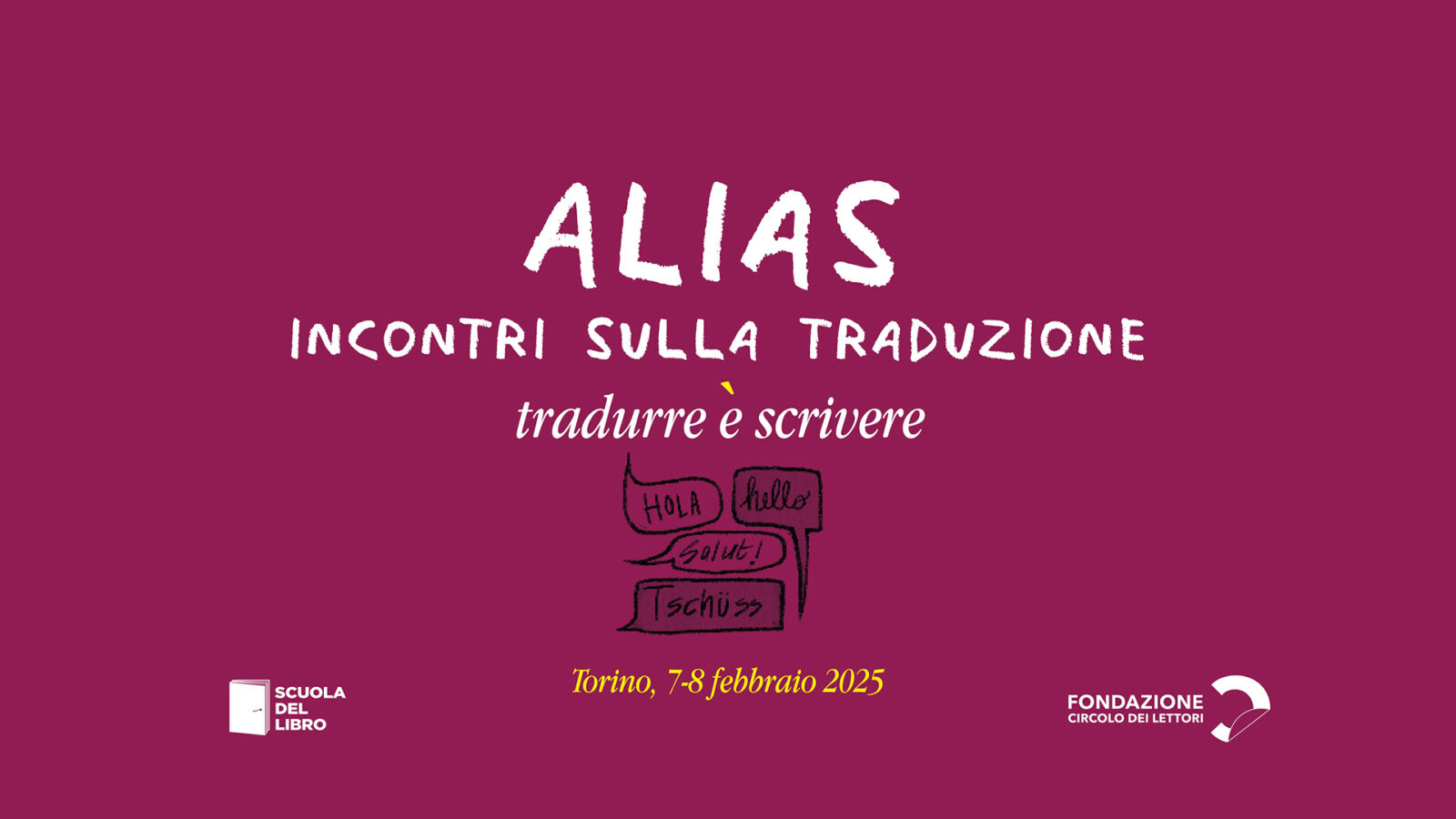 ALIAS. Incontri sulla traduzione