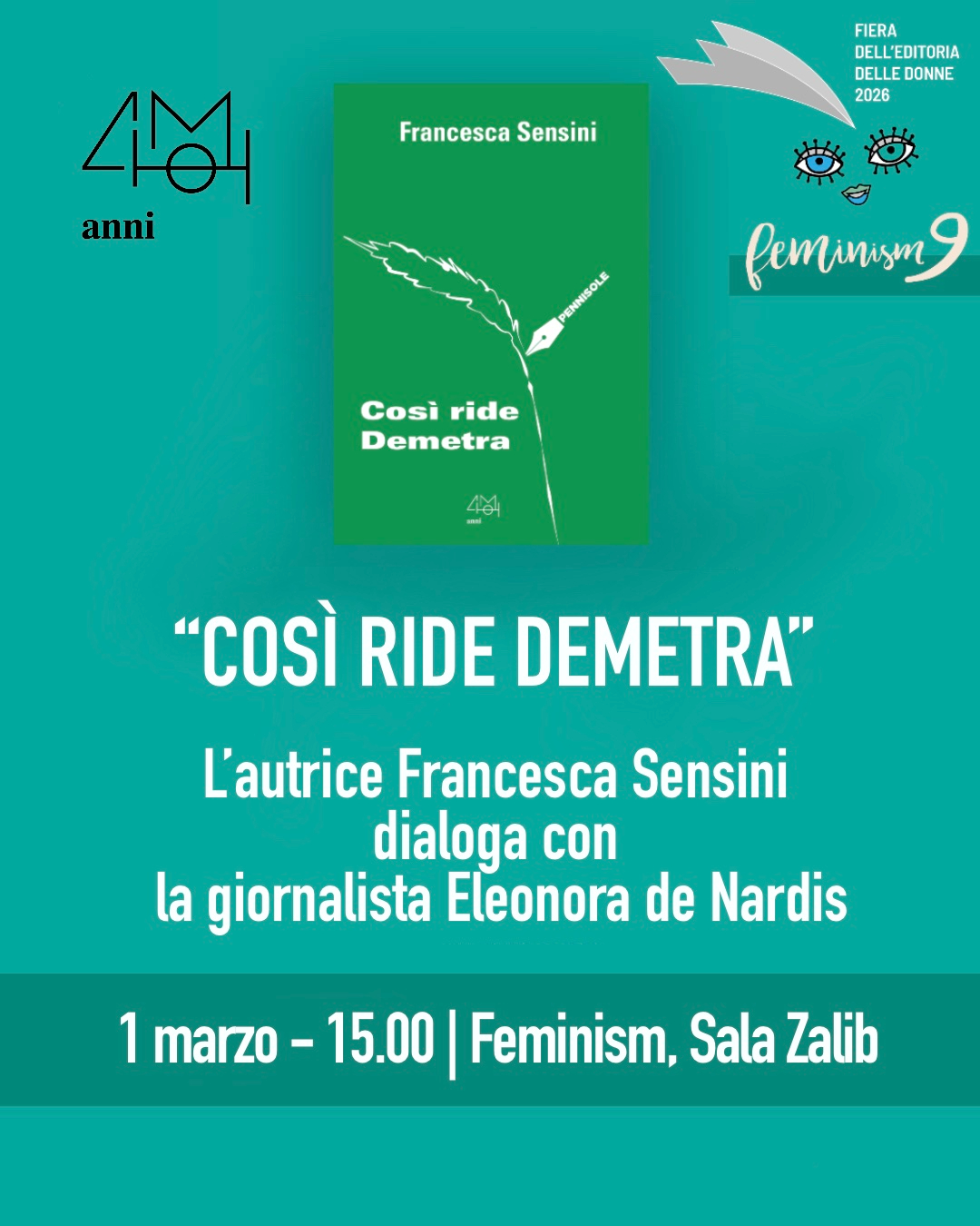“COSÌ RIDE DEMETRA” DI FRANCESCA SENSINI
