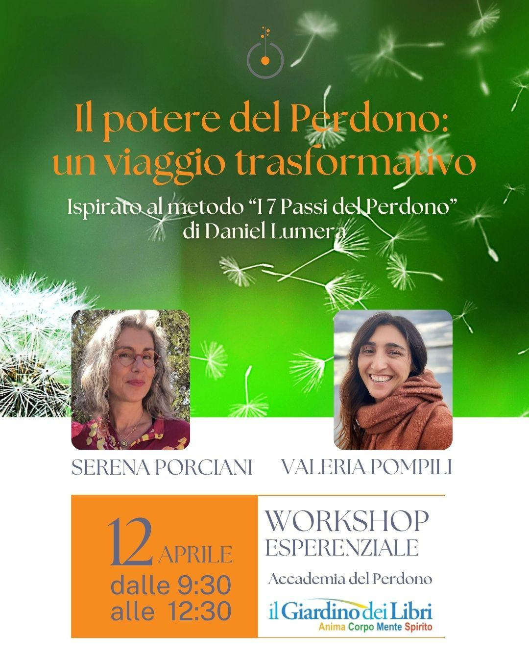 Workshop: "Il potere del PerDono - un viaggio trasformativo" 