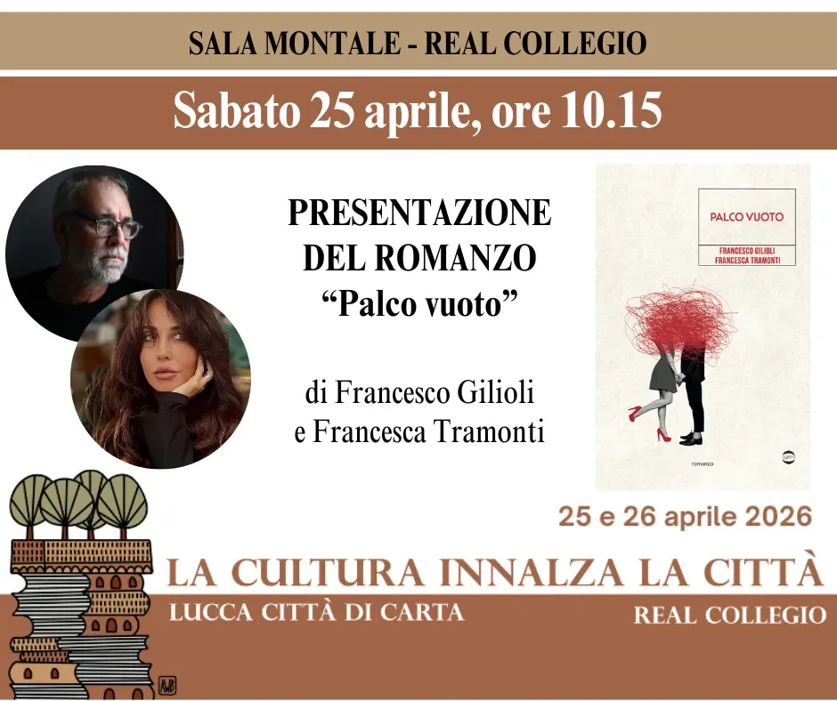 Presentazione del romanzo “Palco vuoto” di Francesco Gilioli e Francesca Tramonti