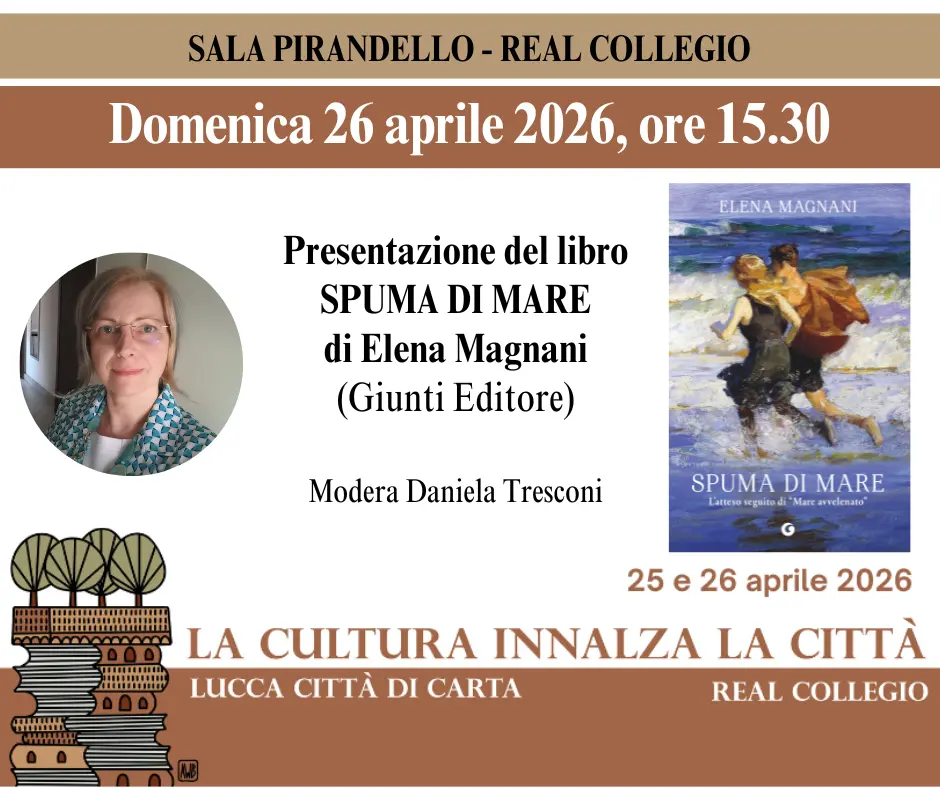 Incontro con Elena Magnani. Presentazione del nuovo romanzo ‘Spuma di mare’