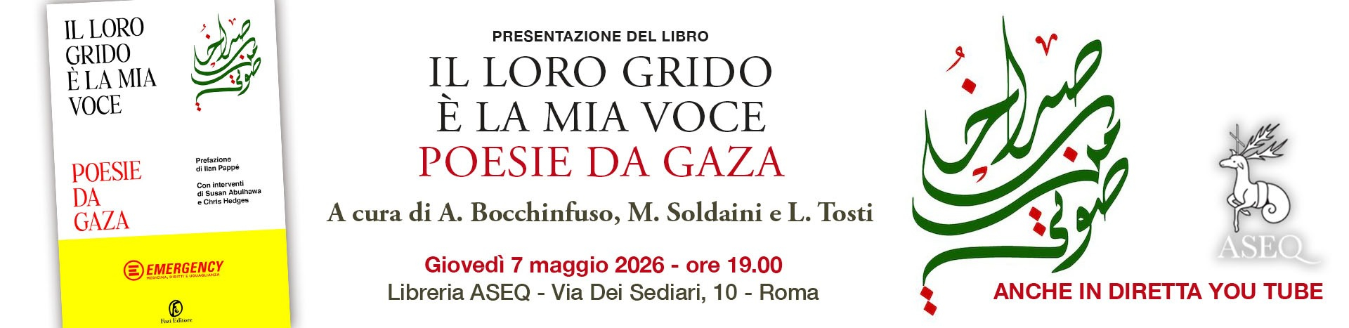 Il loro grido è la mia voce - Poesie da Gaza