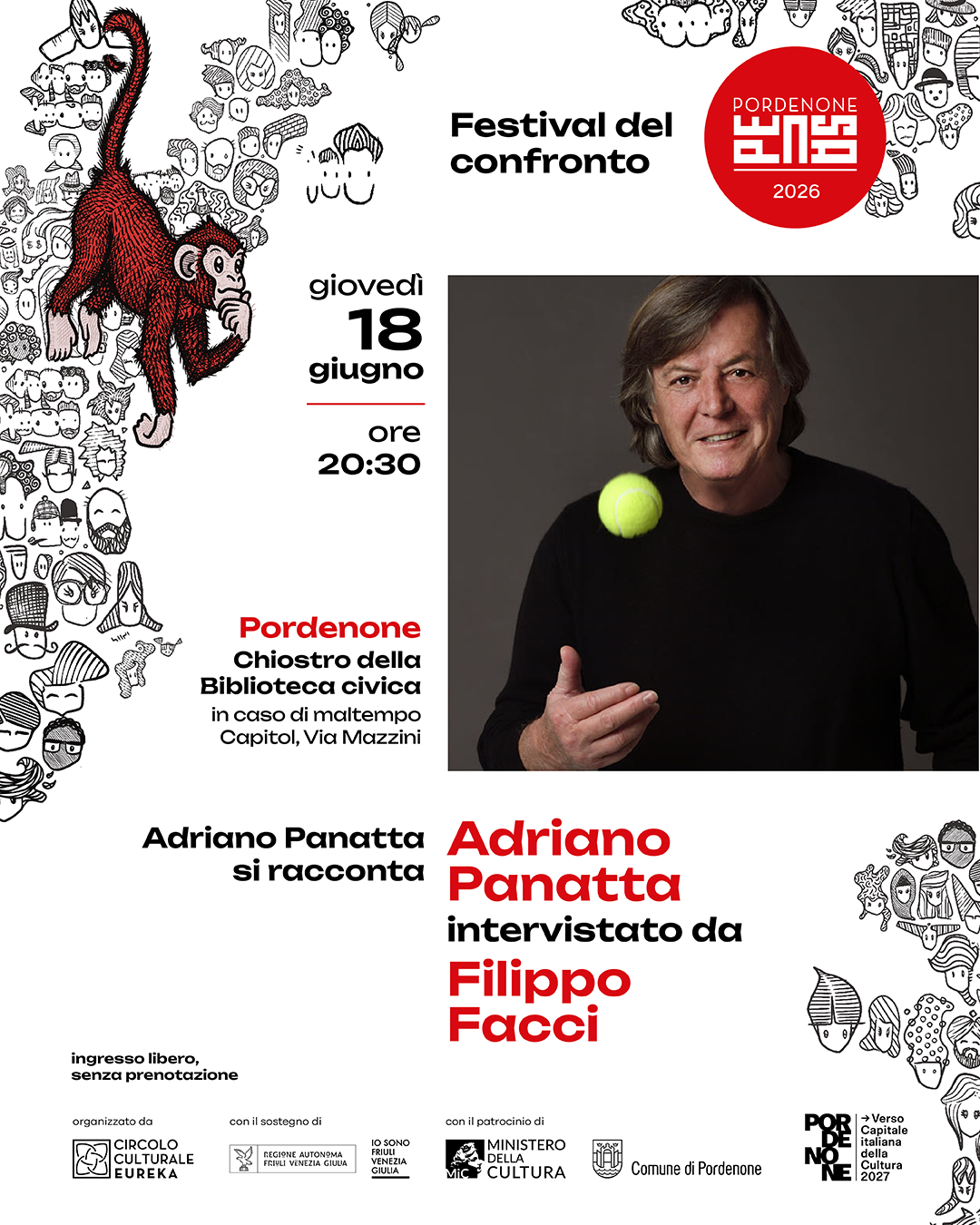 Adriano Panatta si racconta a PordenonePensa.