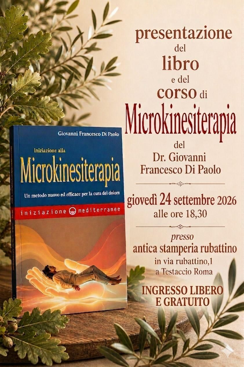 Microkinesiterapia - presentazione del libro e del corso 