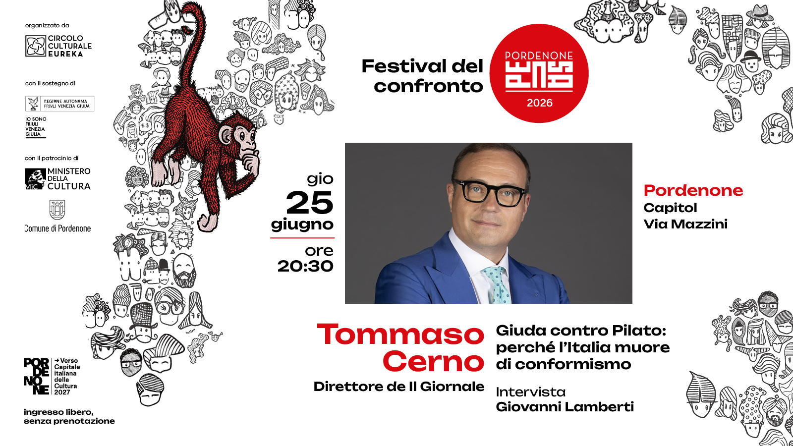 Giuda contro Pilato: perché l’Italia muore di conformismo.