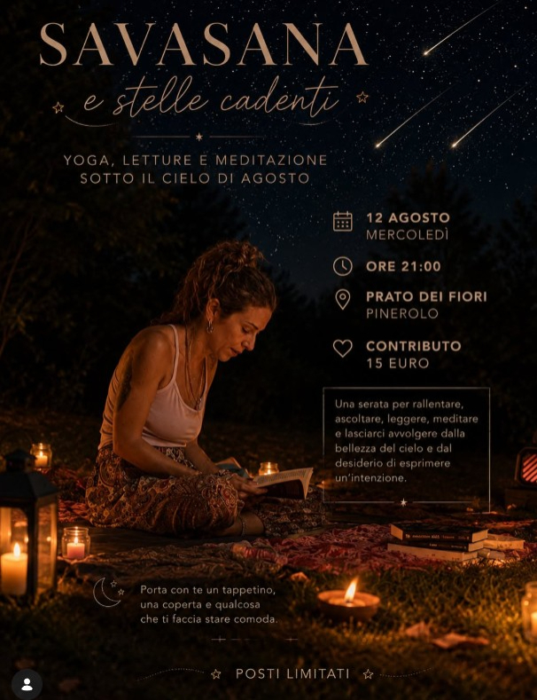 Savasana e stelle cadenti