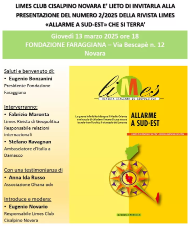Allarme a sud-est 