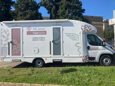 Camper ambulatorio medico mobile