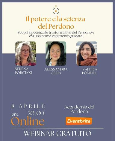 Webinar Gratuito "Il potere e la scienza del PerDono" 