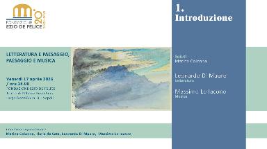 Letteratura e Paesaggio, Paesaggio e Musica 