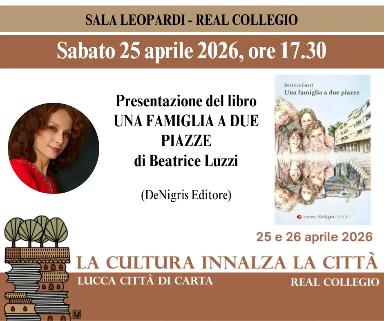 BEATRICE LUZZI presenta ‘Una famiglia a due piazze’