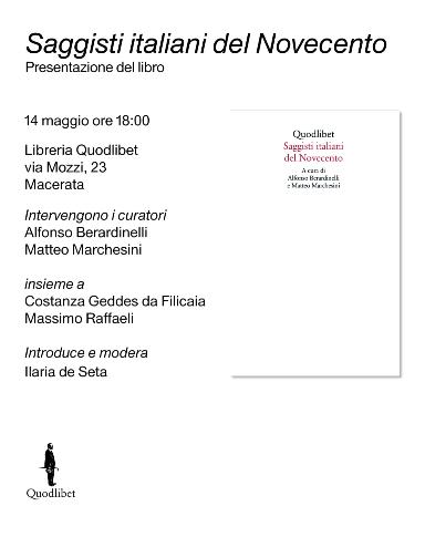 Saggisti Italiani del Novecento