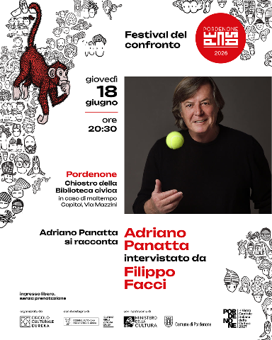 Adriano Panatta si racconta a PordenonePensa.
