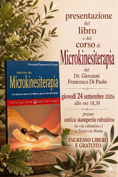 Microkinesiterapia - presentazione del libro e del corso 
